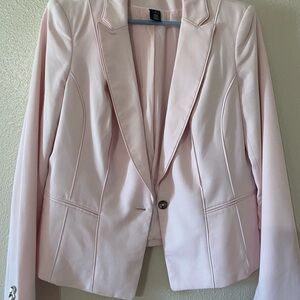 White House Black Market Blush Pink Blazer